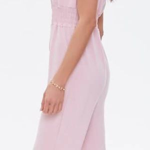 Forever 21 light pink jumpsuit